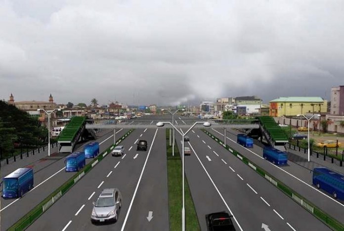 The ten lane Oshodi- Lagos International Airport road Source: The Will